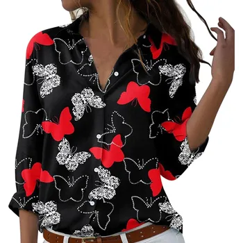 Dámská košile D-look halenka dlouhý rukáv střih volný velikost M