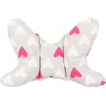 Polštář Protišokový Polštář BabyUniverse Butterfly, růžový