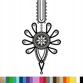 Samolepící dekorace Samolepka na stěnu PARZENICA GÓRALSKA FOLK 94x179