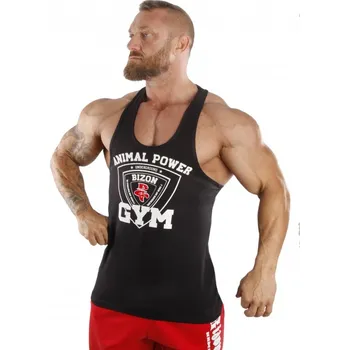 Pánské tílko Bizon Gym Tílko 409 - černá Černá XL