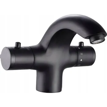 Vodovodní baterie Stojánková umyvadlová baterie Reihe Termo 11 BL černá