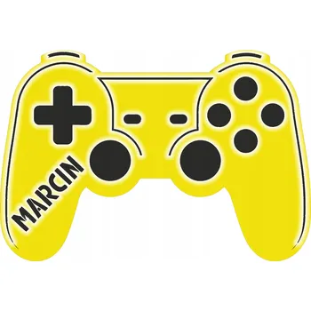 Dětské svítidlo Noční lampa Naklejkomania žlutá