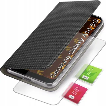 Pouzdro na mobilní telefon Flipové pouzdro Kingglass pro Samsung Galaxy A14 5G, černé