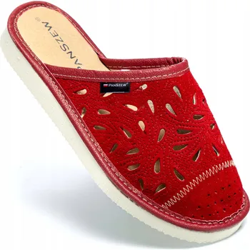 Dámské pantofle Dámské kožené Pantofle Highlander, domácí boty, velikost 36-41, PanSzew