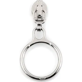 Zip Jezdec ke spirálovým zipům No 3 s kroužkem Varianta: 1 nikl, Balení: 20 ks