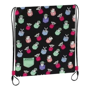 Set školních potřeb Worek szkolny na ramię Minisy