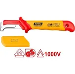 TOTAL nůž elektrikářský na kabely, industrial, VDE 1000V, THIDCK1851