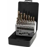 PROTECO sada vrtáků do kovu 1-10mm, 19 dílů, HSS Co5 DIN 338 45.04-2907-19