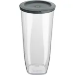 Dóza na sypké potraviny CONNECT, plastová, 2000 ml, antracitové víko, KOZIOL