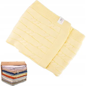 Prostěradlo Dětské deky pro miminka - 90x100 - Snuglytots - Model Cubble - Žlutá