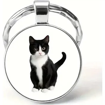 Přívěsek na klíče s kočkou