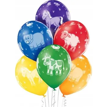 Balónek Latexové balónky Farma zvířata 30cm 3 ks