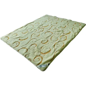 přikrývka VLNĚNÁ PŘIKRÝVKA 200x240 KAŠMÍR ORANŽOVÁ HLADKÁ KK1