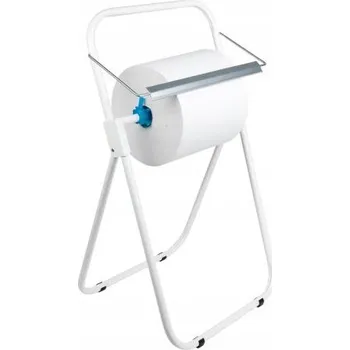 Zásobník na papírové ručníky Stojan na role čisticích utěrek Merida ST1B bílý