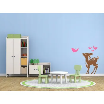 Samolepící dekorace Samolepka na zeď koloušek Bambi dekorace