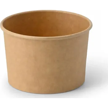 Jednorázové nádobí Kelímky na dezerty, zmrzlinu, svačinu na jedno použití bez SUP, ekologický papír 270 ml 50 Ks