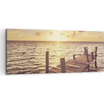 Obraz Foto obraz na plátně 100x40 krajina obývací pokoj ložnice na zeď velký