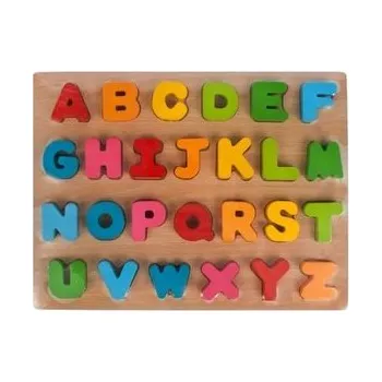 Dřevěná vkládačka Abeceda