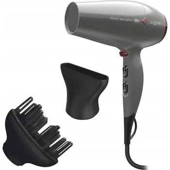 Fén Fén na vlasy GA.MA GH0303 TITAN KERATIN DIAMOND 3D IONIZACE ŠEDÝ