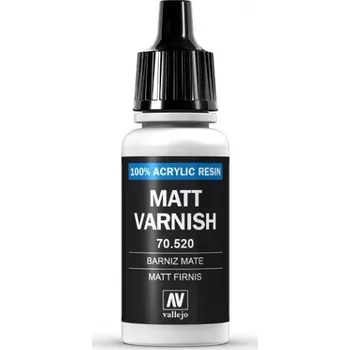 Vallejo 70520 Permanent Mat Varnish (17 ml)