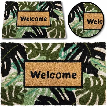 VENKOVNÍ VSTUPNÍ ROHOŽKA PŘED DVEŘE KOKOSOVÁ NA BOTY 35x60cm