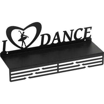 Věšák Věšák s poličkou na medaile – taneční škola, balet