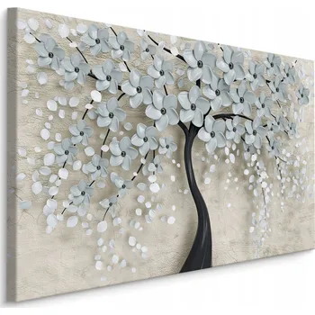 Obraz Obraz CANVAS Strom ABSTRAKCE Květiny 3D 30x20