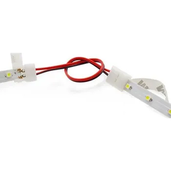 LED páska Spojka pro LED pásky 10mm s kabelem PÁSEK + PÁSEK