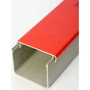 kabelová chránička Kabelový žlab ZEKAN 2R (120x100 mm), 2000 mm, červená CWS 004245V