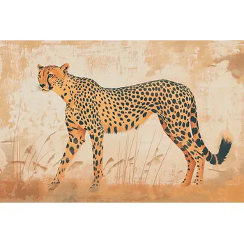 Plakát Plakát Gepard v pohybu bez rámu 91,5 x 61 cm