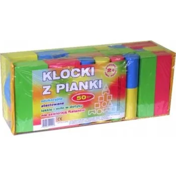 ostatní stavebnice Pěnové Stavebnice pěnová stavebnice 50 kusů certifikováno 2+