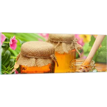 Obraz Obraz na skle do obýváku ložnice 90x30 gastronomie obrazy na zeď sklo