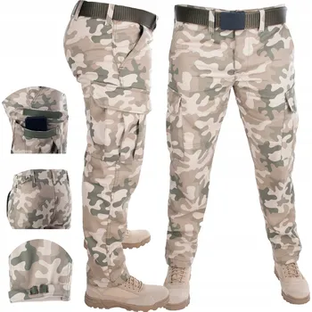 Pánské oblečení Vojenské kalhoty maskáčový pouštní bouře Hektor L