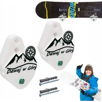 Věšák DRŽÁK NA SNOWBOARD NA ZEĎ - VĚŠÁK