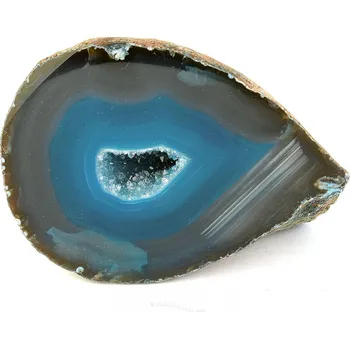 Přírodní kámen Achátová geoda s dutinou 127g Brazílie