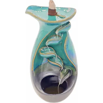 Stojánek pro vonné kužely s tekoucím kouřem Váza cca 19 cm