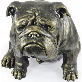 Figurka Socha buldoka, figurka psa v přirozené velikosti, měřítko 1:1
