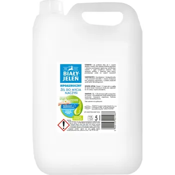 Mycí prostředek Gel na mytí nádobí Biały Jeleń heřmánek 5 l