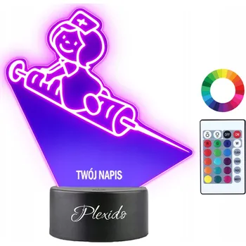 Lampička Plexido vícebarevná Noční lampa