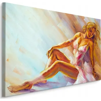 Obraz Obraz na zeď BALETKA žena malířství 30x20