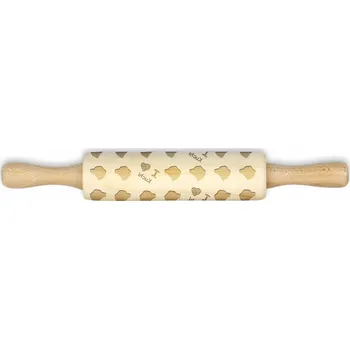 Váleček na těsto Kuchi, Sage Jangi - malý váleček se vzorem psa, váleček na těsto pro děti