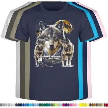 panske-levne-bavlnene-tricko-potisk-kraj-vlku Barva: Navy - tmavě modrá, velikost: 5XL