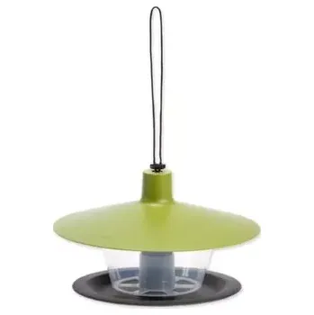 Krmítko pro ptáka Plastia Krmítko Finch 28,5 x 28,5 x 17 cm zelené