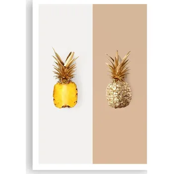 Obraz Plakát na zeď bez rámu 70x100 ananas obraz plakáty do obývacího pokoje ložnice