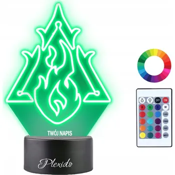 Lampička Plexido vícebarevná Noční lampa