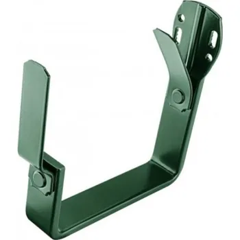 okap Hák hliníkový hranatý do krokve mechově zelený 400 mm