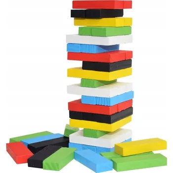 ostatní stavebnice Dovednostní hra s věží z dřevěných stavebnice TDS