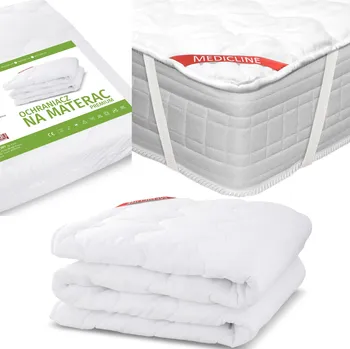 Prostěradlo Ochranný obal na Matrace TOPPER Tlustý prošívaný s gumou 160 x 200 cm