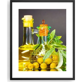 Obraz Obraz plakát na zeď v černém rámu 40x50 gastronomie plakáty do obýváku