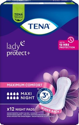 TENA Lady Maxi Night inkontinenční dámské vložky 12 ks